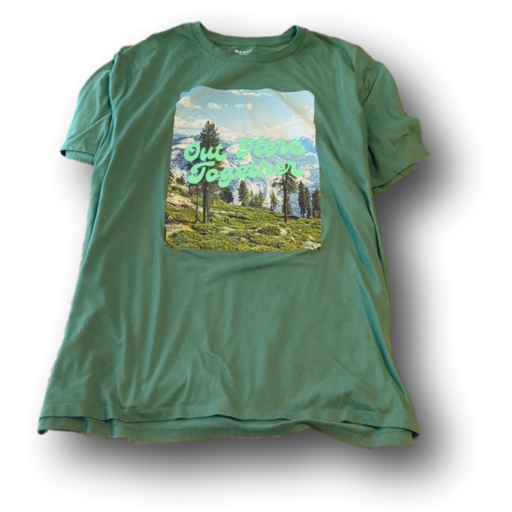Out here together adventure Old Navy tee size 3X tall